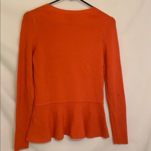 "Banana Republic Small Peplum Sweater with Front Embellishments" - Picture 6 of 11